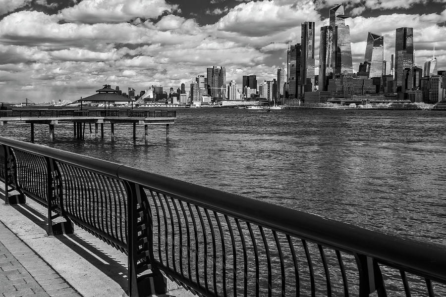 NYC Hudson Yards Skyline IR Photograph by Susan Candelario