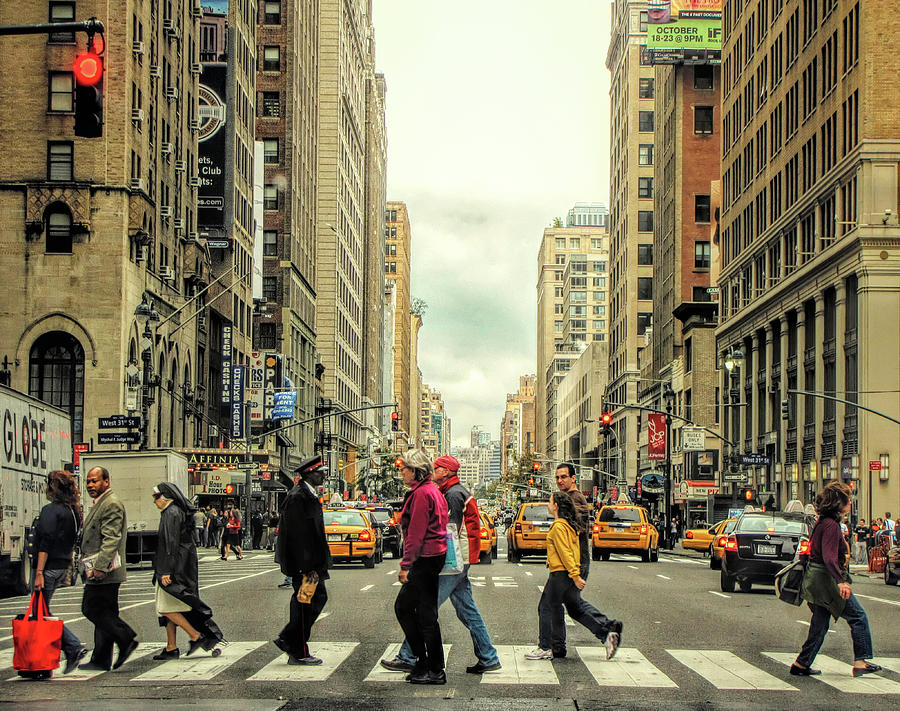New York City Hustle Photograph by Susan Hope Finley - Pixels