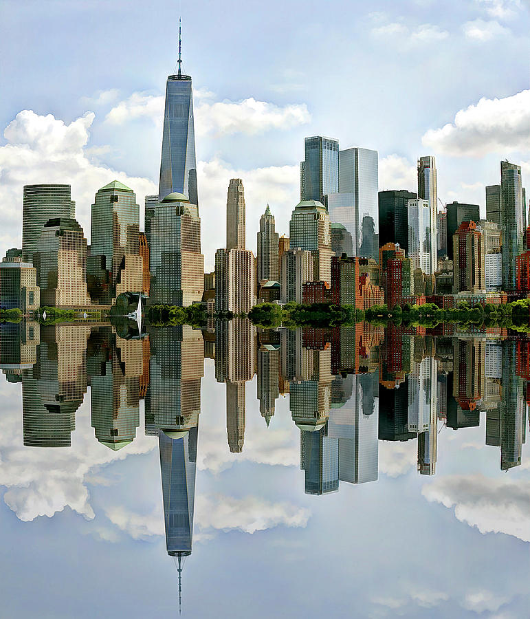 Nyc Manhattan Skyline Photograph