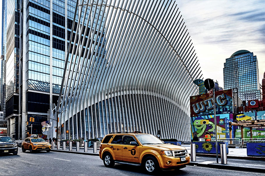 Nyc, Manhattan, View Of Oculus, Transportation Hub From Fulton Street Digital Art by Lumiere