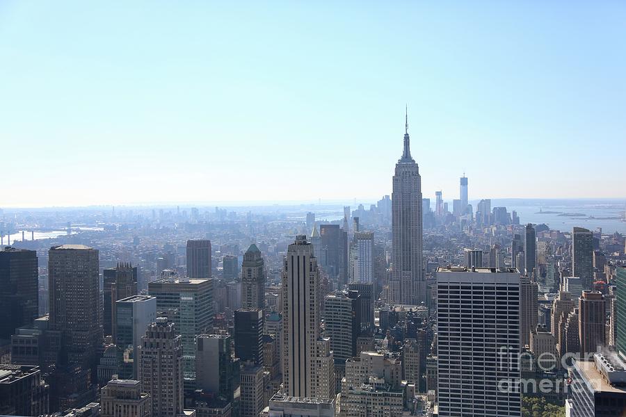NYC Skyline Empire State Architecture  Photograph by Chuck Kuhn