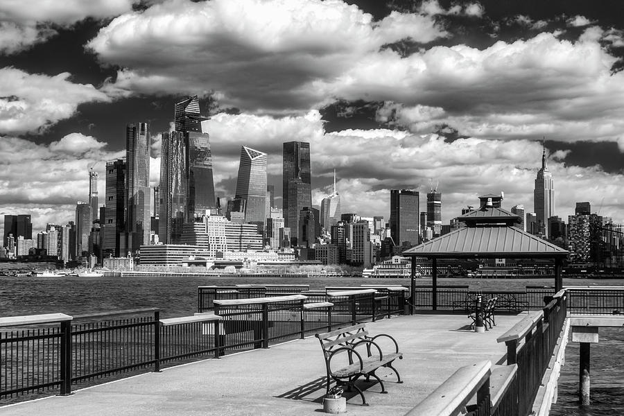 NYC Skyline Hudson Yards IR Photograph by Susan Candelario