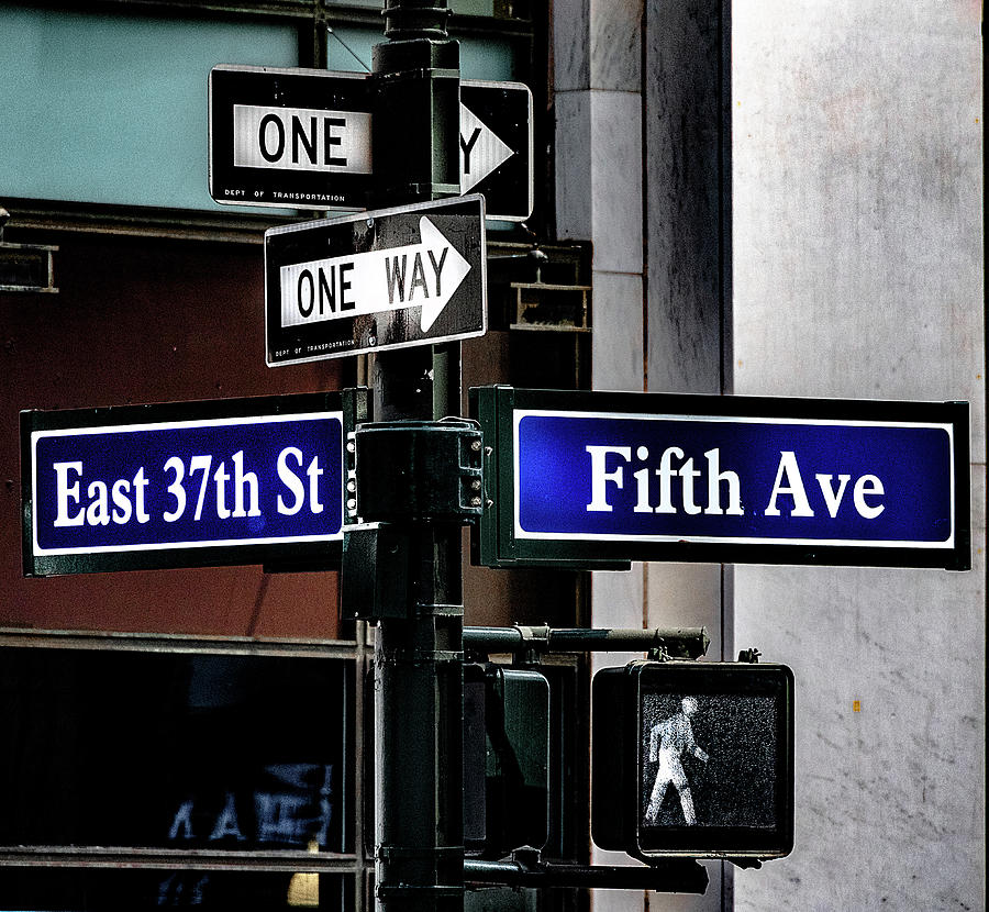 NYC Street Signs Photograph by Patrick Boening