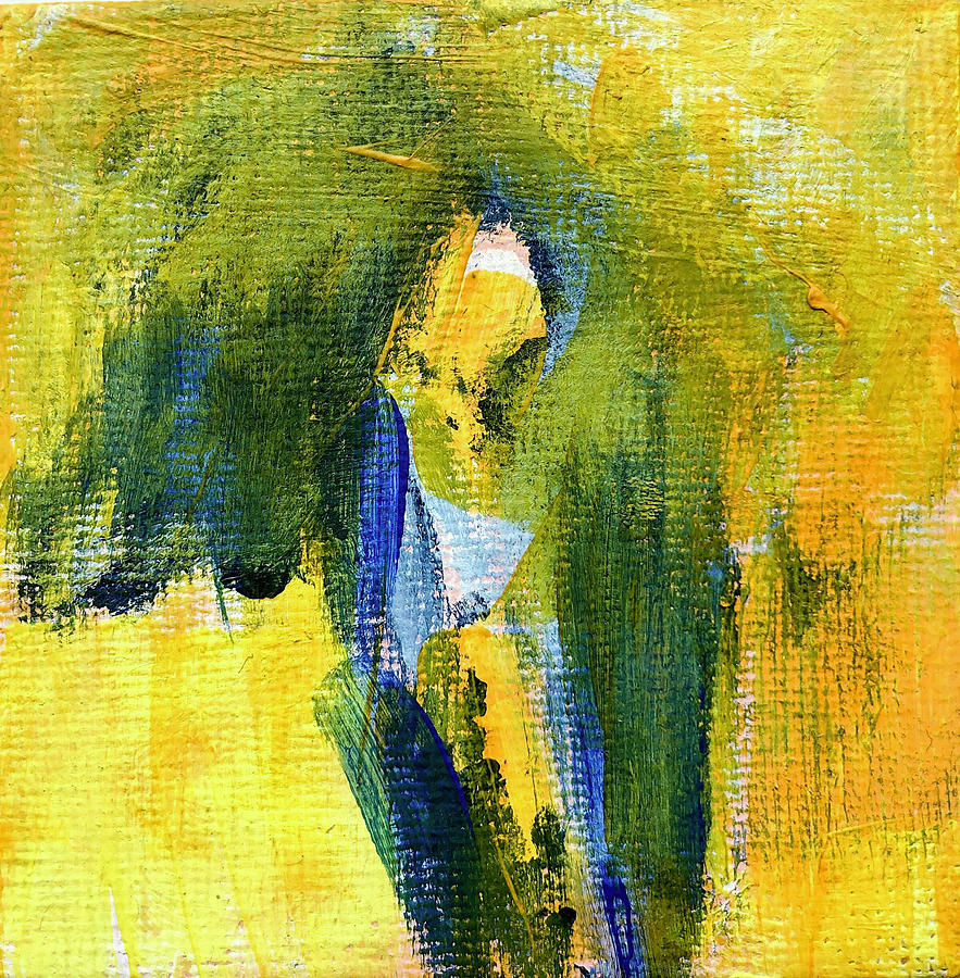 Abstract Painting - NYC Subway Mini Moments by Guillo Perez Abstract Painting - NYC Subway Mini Moments by Guillo Perez