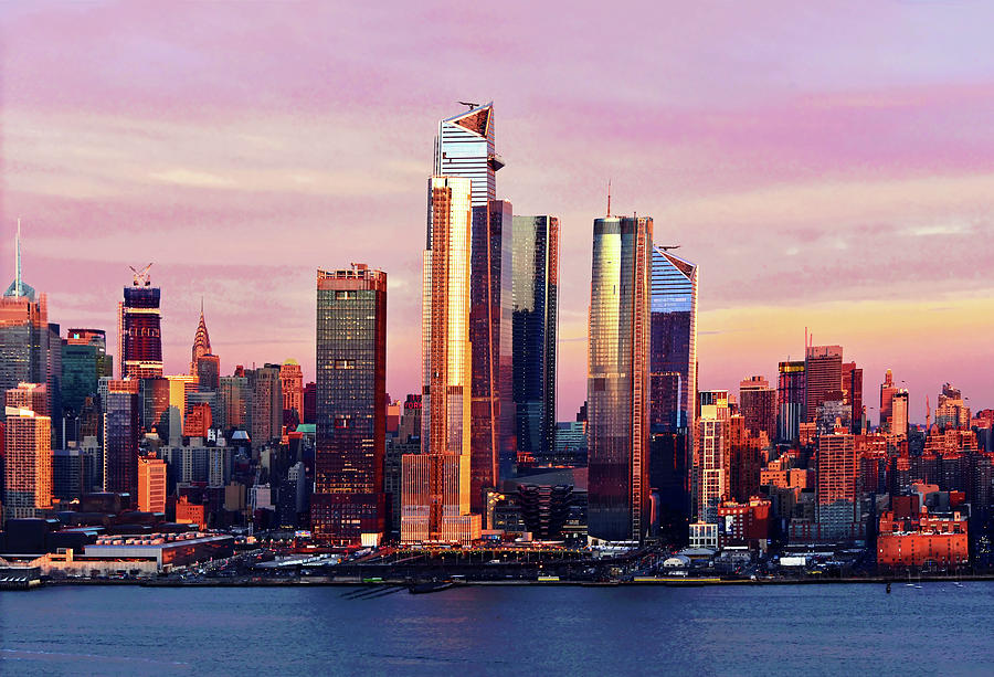 NYC Sundown Blush of Color Photograph by Regina Geoghan