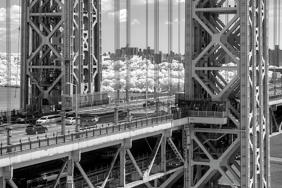 NYC Washington Bridge GWB  Photograph by Susan Candelario