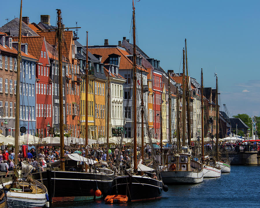 Nyhavn Waterfront in Copenhagen II Photograph by William Dickman