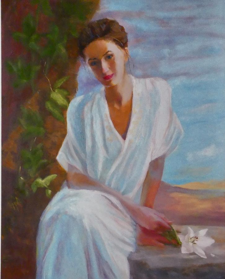 Nymph With a Lily sold Painting by Irena Jablonski