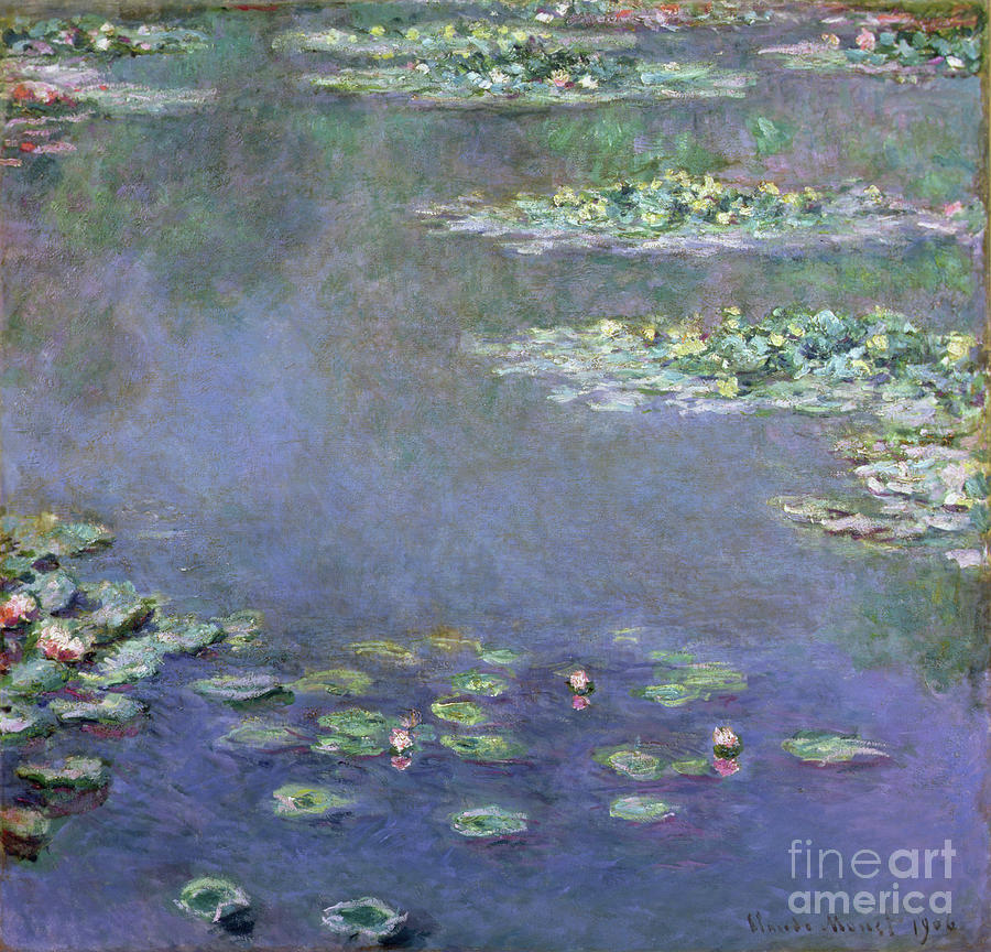 Nympheas, 1904 By Claude Monet Painting by Claude Monet