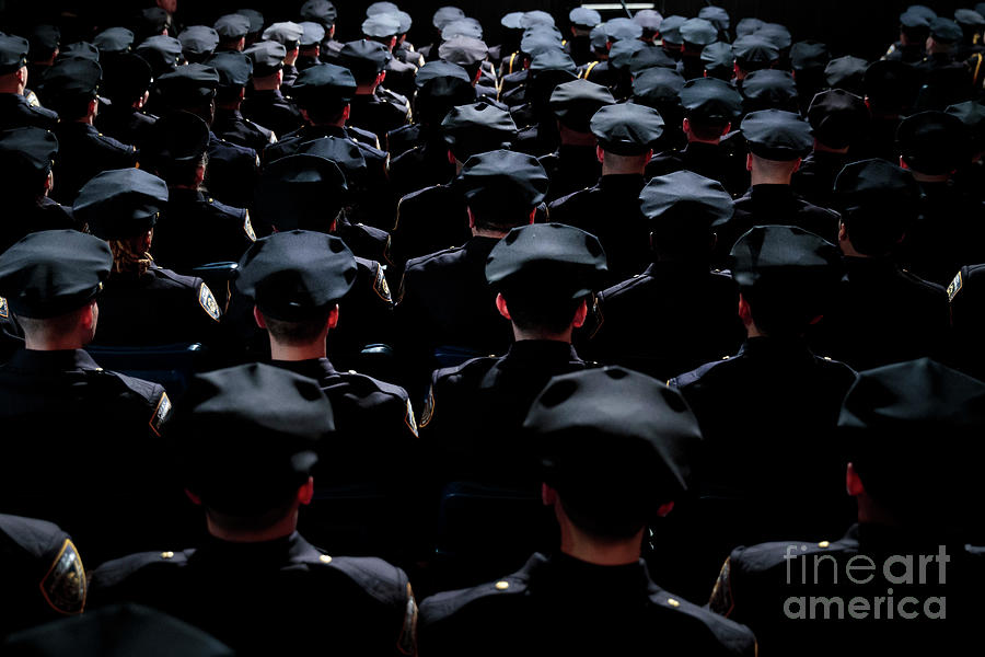 Nypd Graduation Ceremony Held Photograph by Drew Angerer