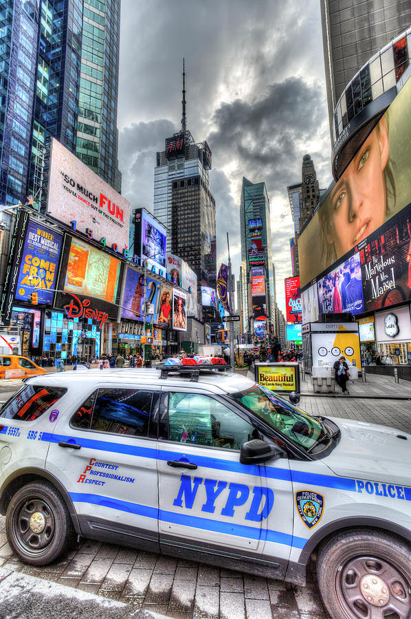 Nypd Times Square Photograph