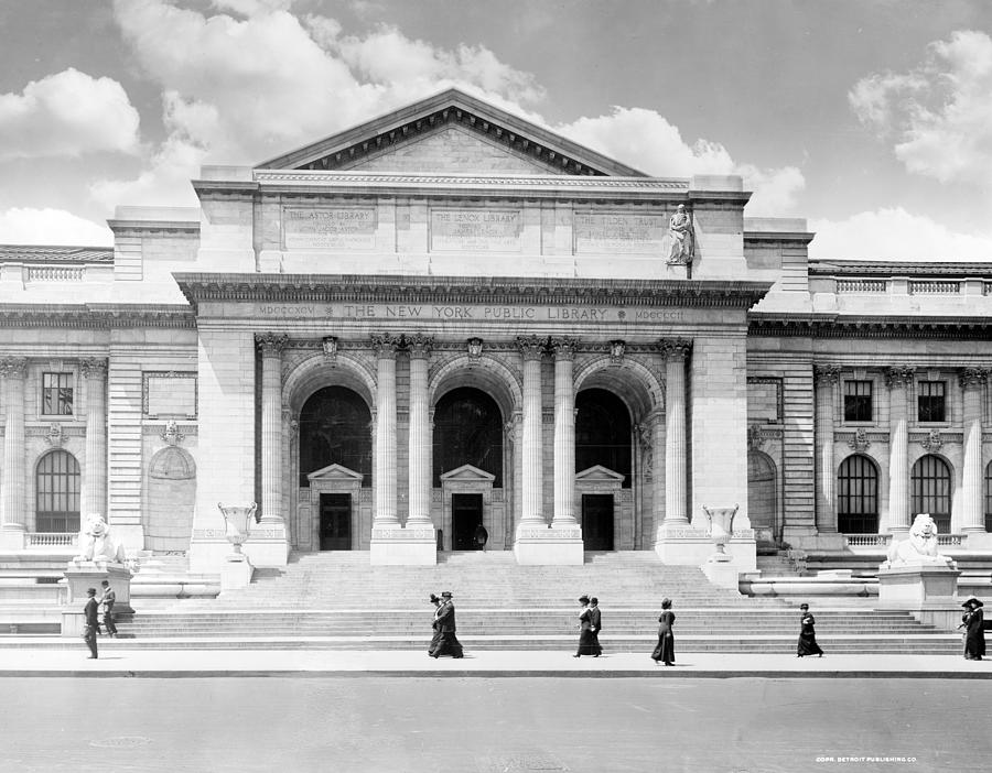 Nypl, Main Branch, 1910s Photograph by Science Source