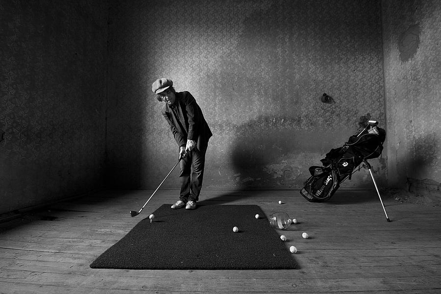 Golf Photograph - O by Mario Grobenski - Psychodaddy
