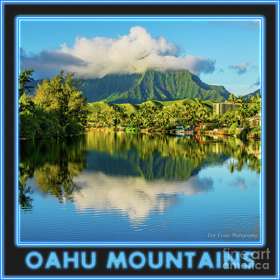 Mountain Photograph - Oahu Mountains Gallery Button by Aloha Art
