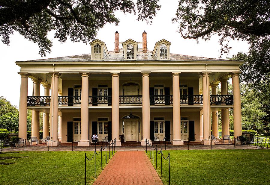 Oak Alley Plantation House Photograph by David Joseph - Pixels