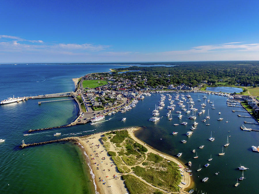 Oak Bluffs Harbor Photograph By Christopher Larsen Fine Art America