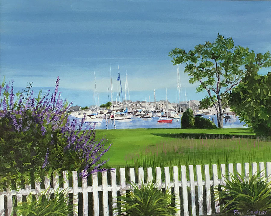 Oak Buffs Harbor Painting by Paul Gardner