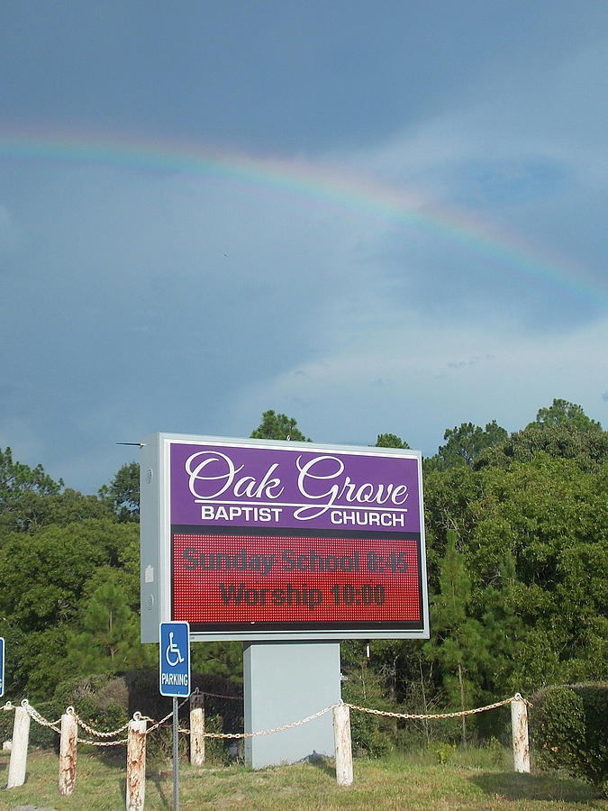Oak Grove Baptist Church-Welcome Photograph by Matthew Seufer