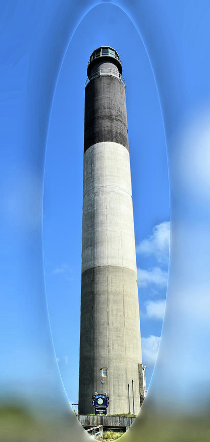 Oak Island Lighthouse At Caswell Beach by Kathy K McClellan Oak Island Lighthouse At Caswell Beach by Kathy K McClellan