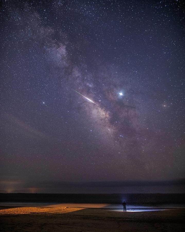 Oak Island Milky Way Photograph by Nick Noble