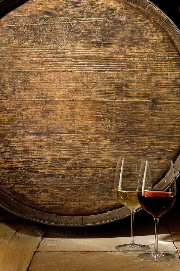 Oak Wine Barrel Photograph by Markswallow