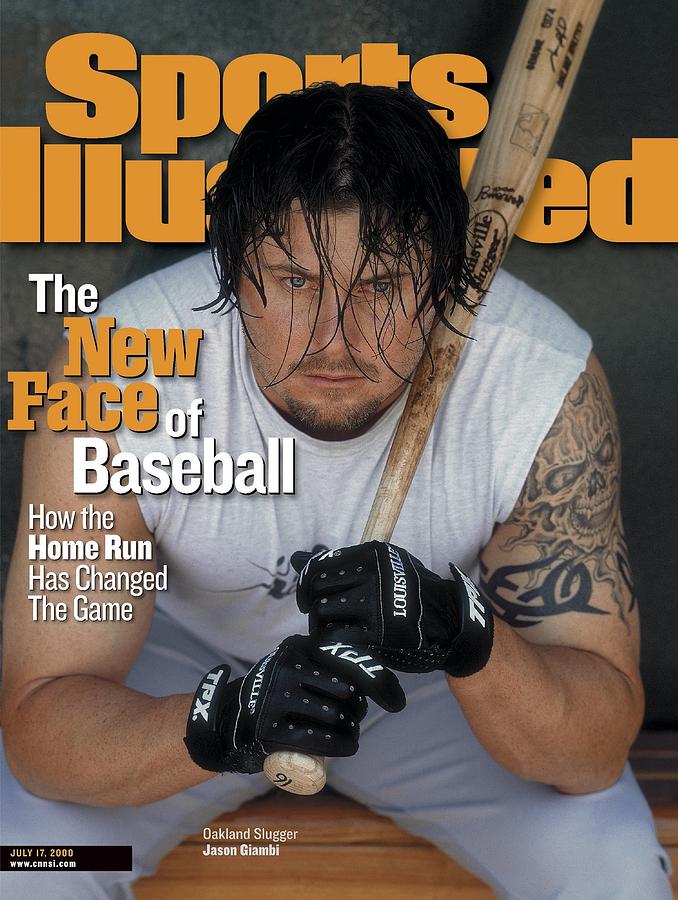 Baseball Photograph - Oakland Athletics Jason Giambi Sports Illustrated Cover by Sports Illustrated