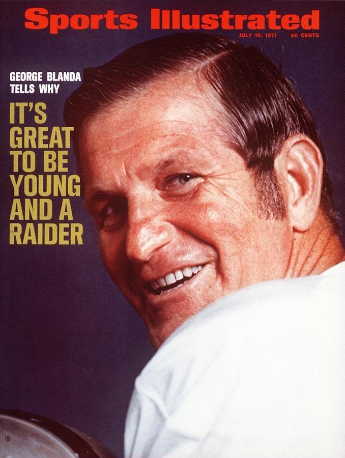 Oakland Raiders George Blanda Sports Illustrated Cover Photograph by Sports Illustrated