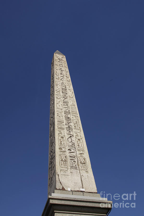 Obelisk at Place de la Concorde in Paris Photograph by Patricia Hofmeester