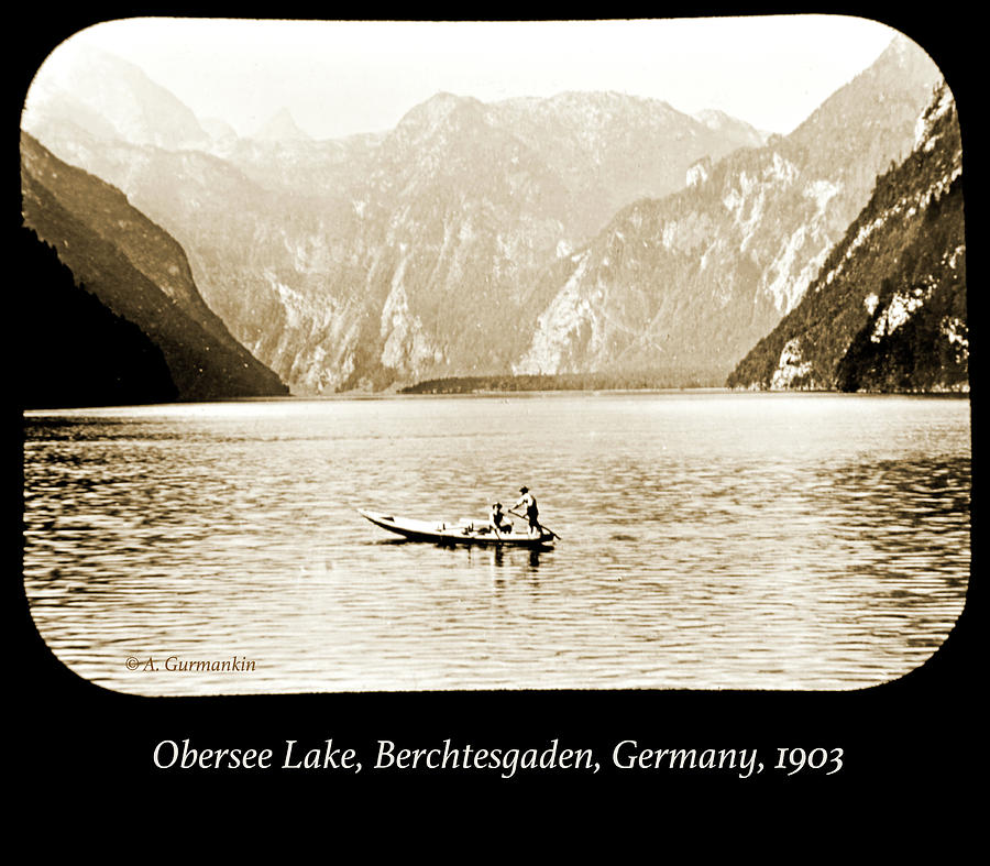 Obersee Lake, Berchtesgaden, Germany, 1903 Photograph by A Macarthur Gurmankin