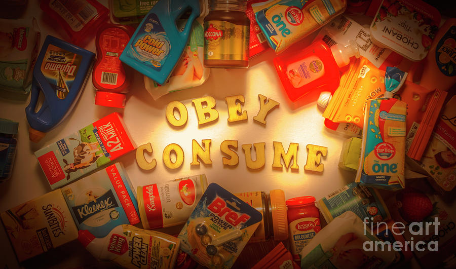 They Live Photograph - Obey. Consume. by Jorgo Photography