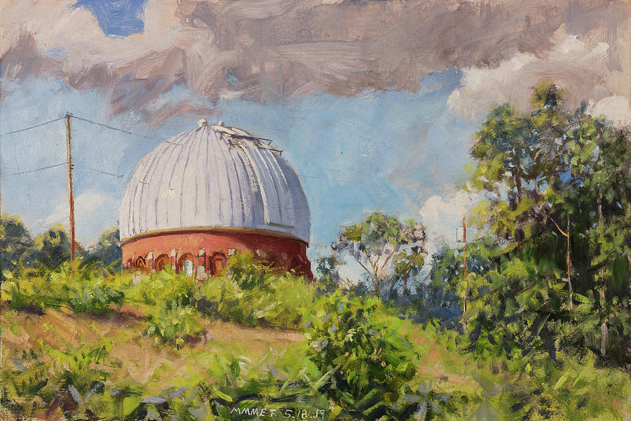 University Of Virginia Painting - Observatory from Where the Deer Bed for the Night by Edward Thomas