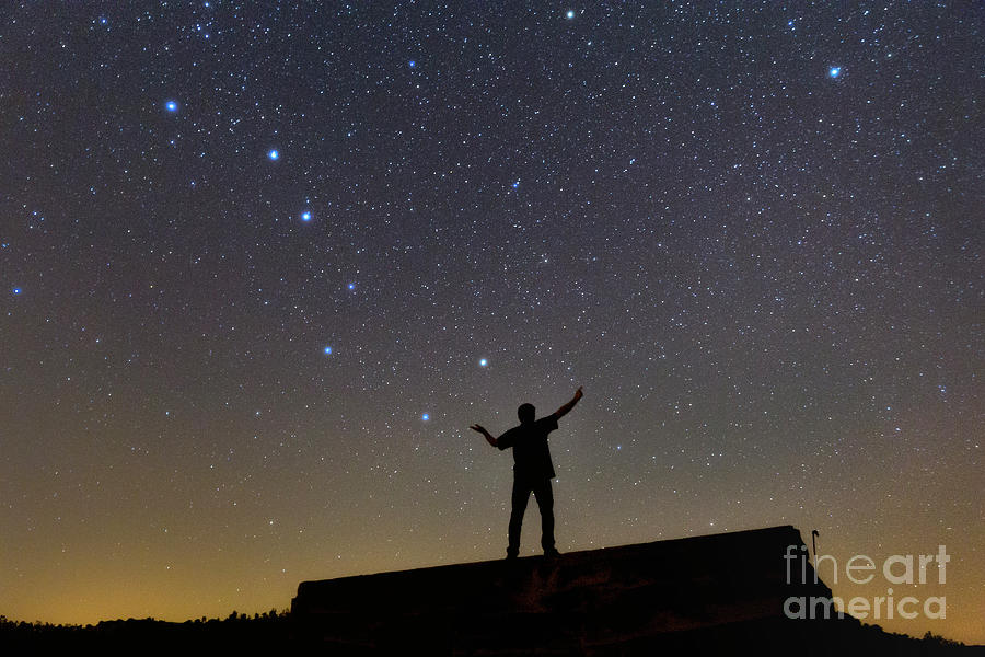 Observing The Big Dipper And Polaris Photograph by Miguel Claro/science ...