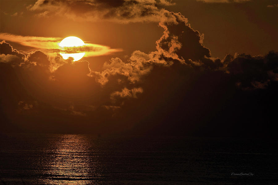 OBX Atlantic Sunrise Photograph by Diane Lindon Coy