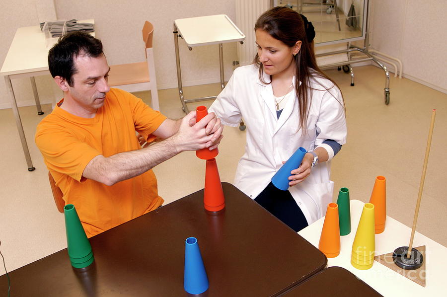 Occupational Therapy Photograph by Aj Photo/science Photo Library