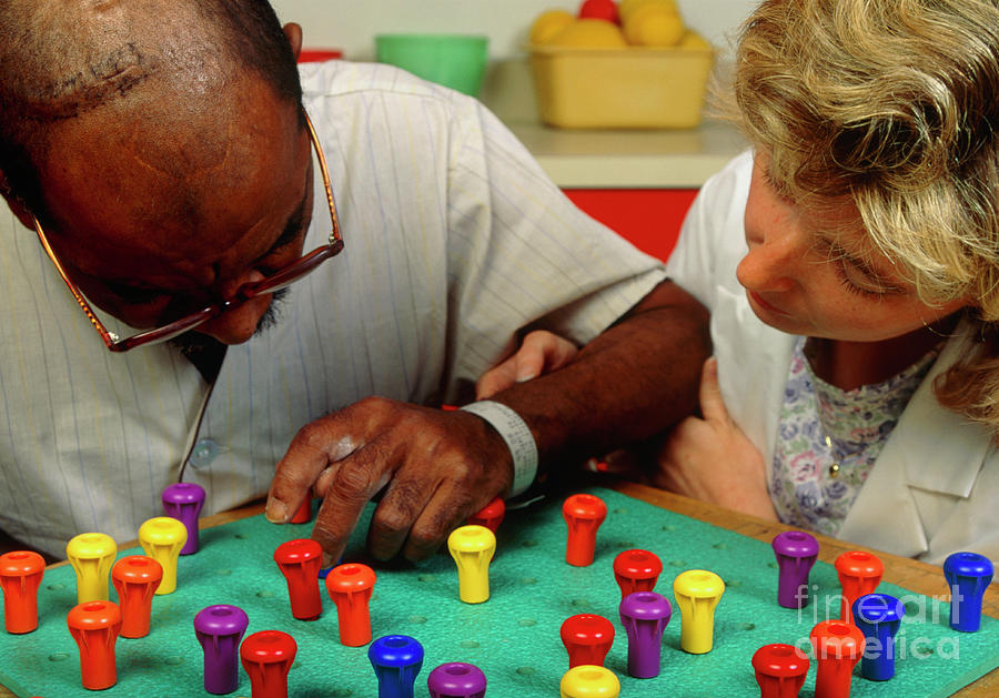 Occupational Therapy Game To Test Hand Control Photograph by John Greim/science Photo Library
