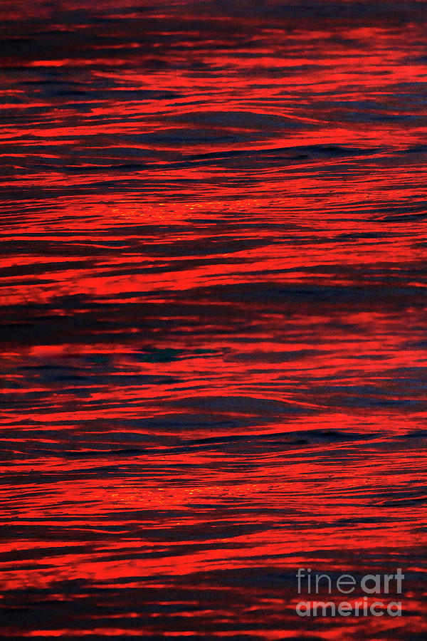 Ocean abstract Photograph by Tony Cordoza