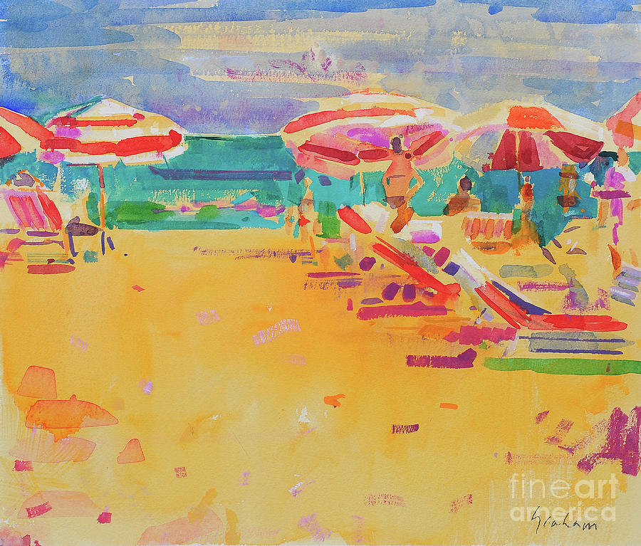 Ocean Beach Painting by Peter Graham