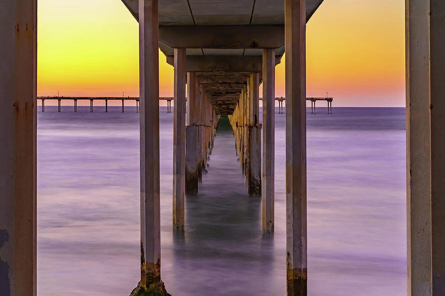 Ocean Beach Pier, San Diego By Mcclean Photography Photograph