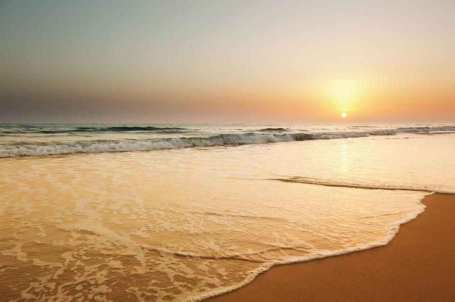 Ocean Beach Sunset Landscape View Photograph by Fernandoah