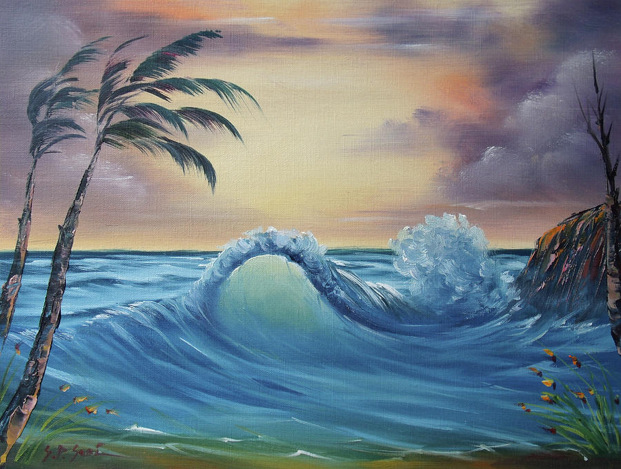 Seascape Painting - Ocean Breeze by Sead Pozegic