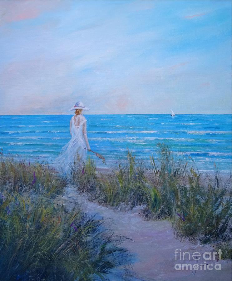 Coast Painting - Ocean Breeze by Sinisa Saratlic Coast Painting - Ocean Breeze by Sinisa Saratlic