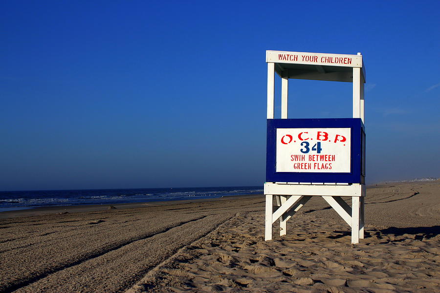 Ocean City Beach Patrol In Blue Photograph By Suzanne DeGeorge Pixels   Ocean City Beach Patrol In Blue Suzanne Degeorge 