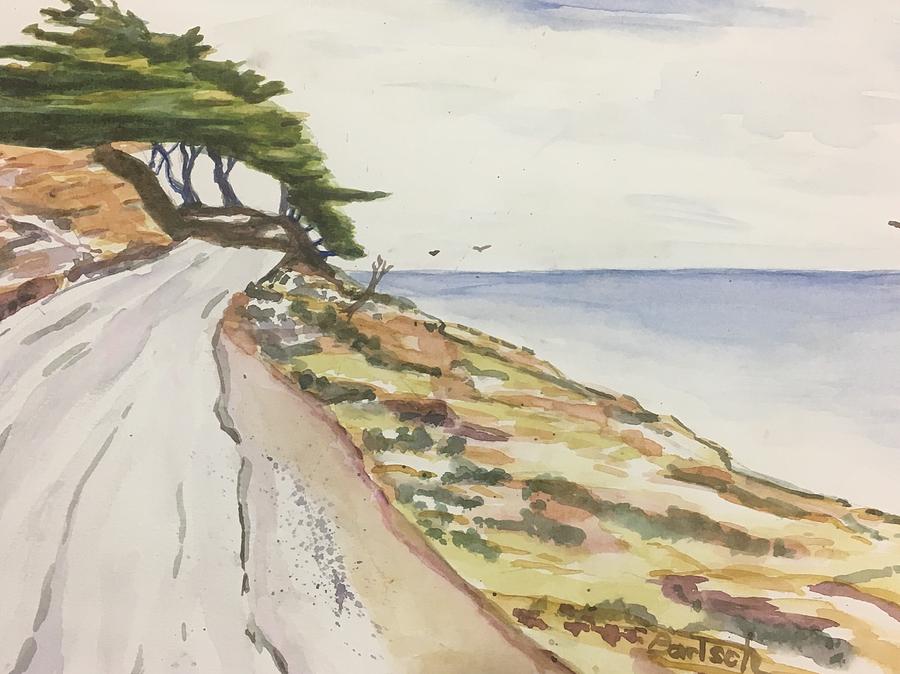 Ocean Drive Painting by David Bartsch