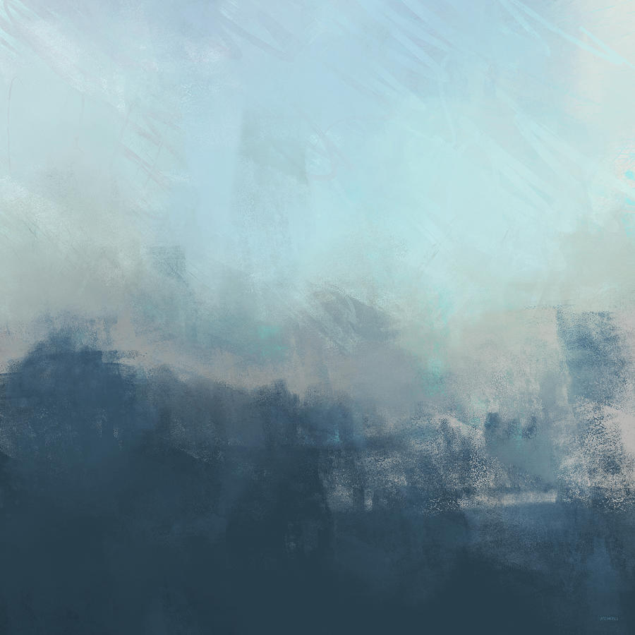 Abstract Painting - Ocean Fog II by Dan Meneely