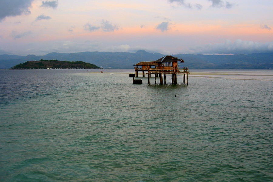 Ocean Huts At Bais Photograph by Photo By Farley Baricuatro (www.colloidfarl.blogspot.com)