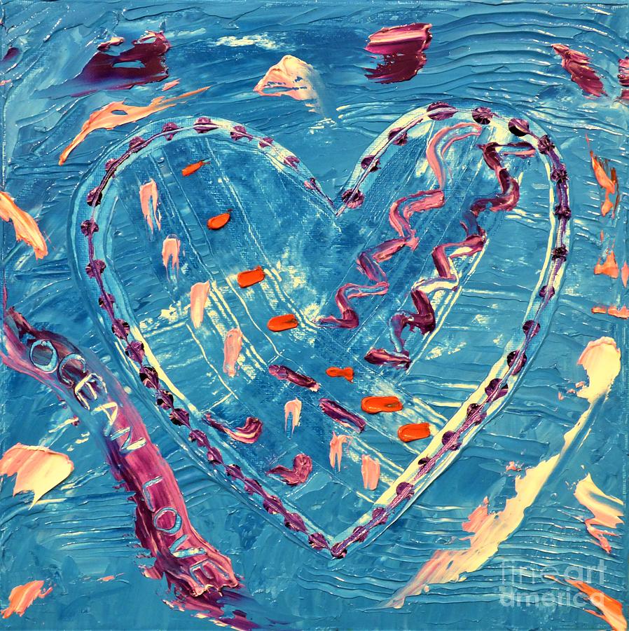 Ocean Love Painting by Bill King