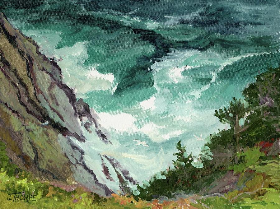 Ocean Motion Painting by Jane Thorpe