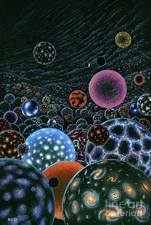 Ocean Of Multiverses Photograph by Richard Bizley/science Photo Library
