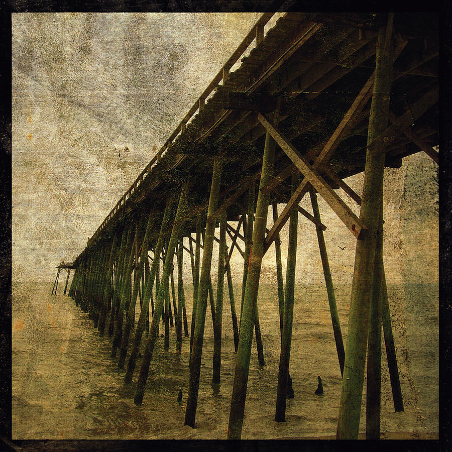 Beach Digital Art - Ocean Pier No. 1 by John W. Golden