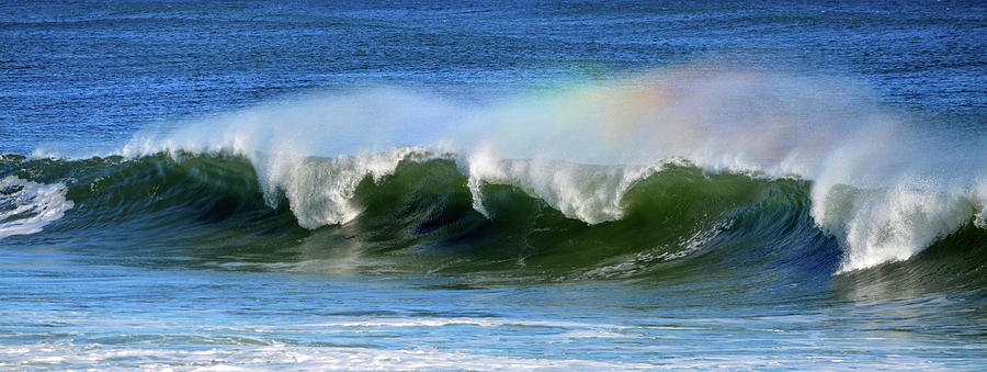 Ocean Rainbows - Panoramic Photograph by Dianne Cowen Cape Cod Photography